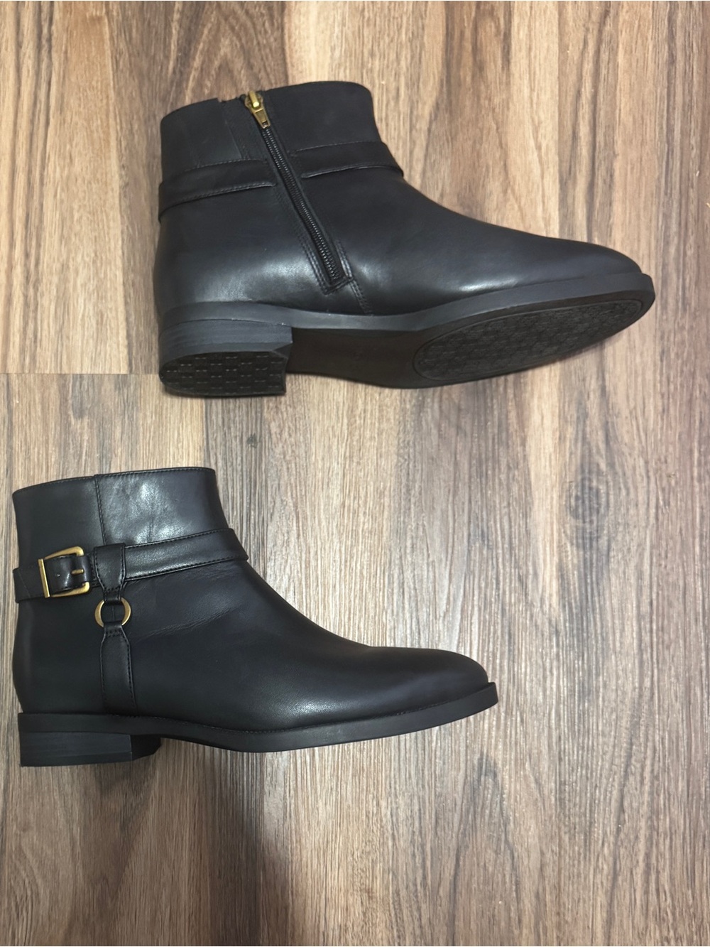 Vionic Rhiannon Black Leather Women's Ankle Boot Sz. 9.5 - Picture 2 of 12